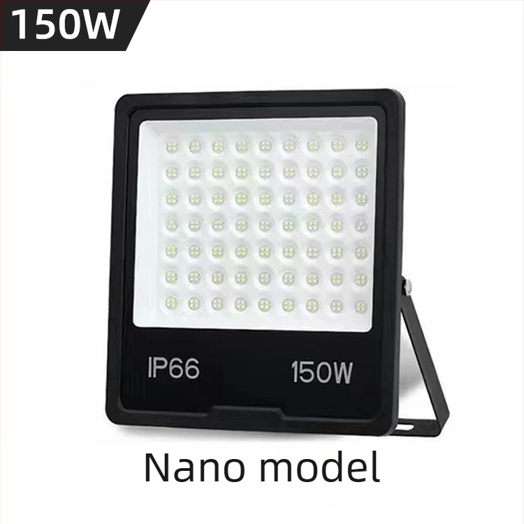 Chang Lang Lighting vanjski LED IP65 vodootporni ultra-tanki flood svjetlo, inženjerska klasa, 50–200W, 1200 lm, 144×2835 LED, 120° snop, crna aluminijska kućišta
