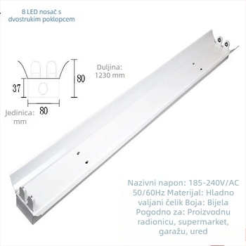 LED dnevna rasvjeta, energijski štedljiva integrirana LED svjetiljka T5, duljine 0,3/0,6/0,9/1,2 m, T8