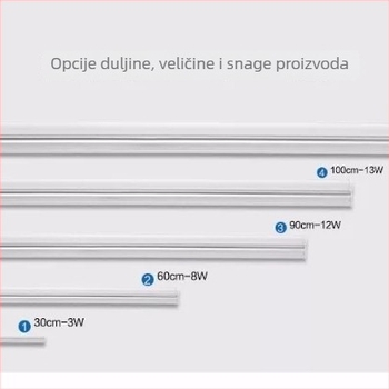 LED dnevna rasvjeta, energijski štedljiva integrirana LED svjetiljka T5, duljine 0,3/0,6/0,9/1,2 m, T8