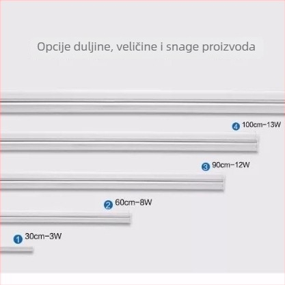 LED dnevna rasvjeta, energijski štedljiva integrirana LED svjetiljka T5, duljine 0,3/0,6/0,9/1,2 m, T8