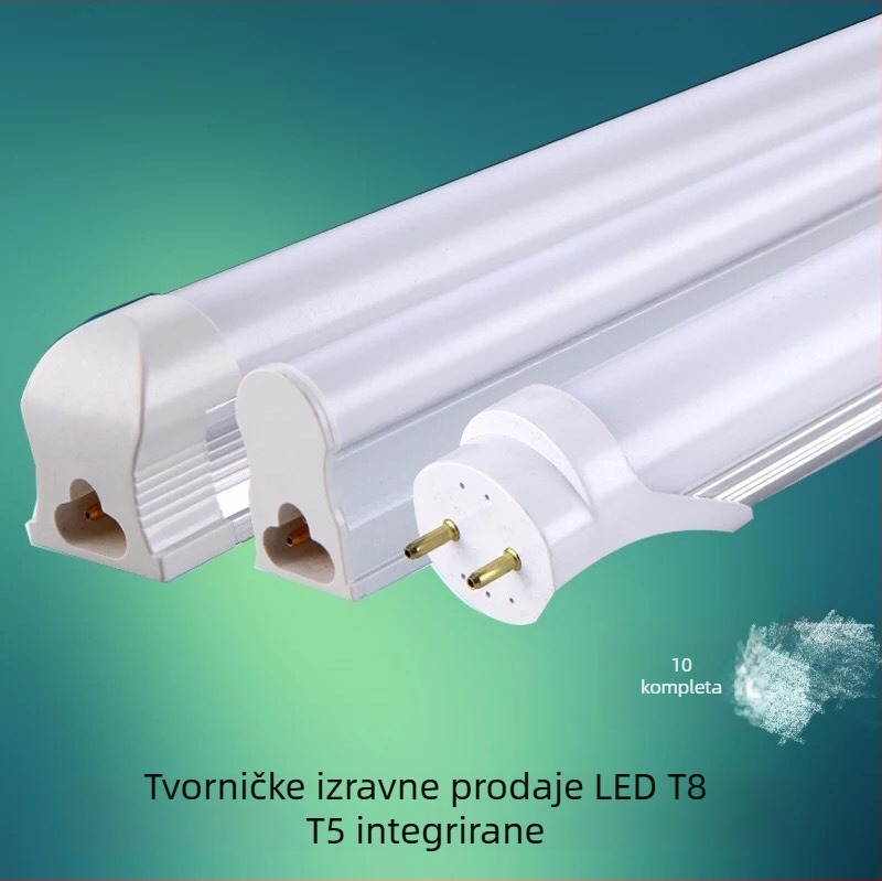 LED dnevna rasvjeta, energijski štedljiva integrirana LED svjetiljka T5, duljine 0,3/0,6/0,9/1,2 m, T8