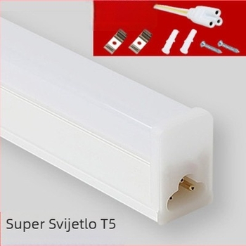 LED cijev za showroom, integrirani T5, duljina 1,2 m, dnevna svjetlost, ušteda energije