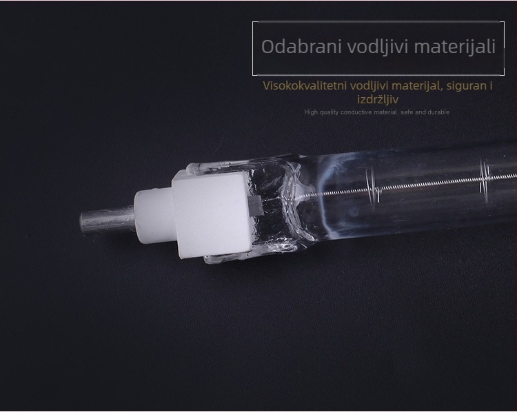 1000W wolframova lampica cijev s klipsom i držačem, 220V, za unutarnju upotrebu