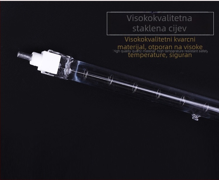 1000W wolframova lampica cijev s klipsom i držačem, 220V, za unutarnju upotrebu