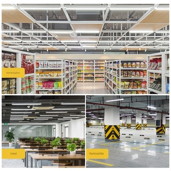 T8 LED podijeljena cijev, aluminijsko-plastična konstrukcija, energetska ušteda, G13 baza, 9–45W, duljina 0,6–1,5 m