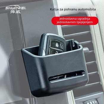 Kutija za pohranu ključeva i daljinskog upravljača za središnju konzolu automobila
