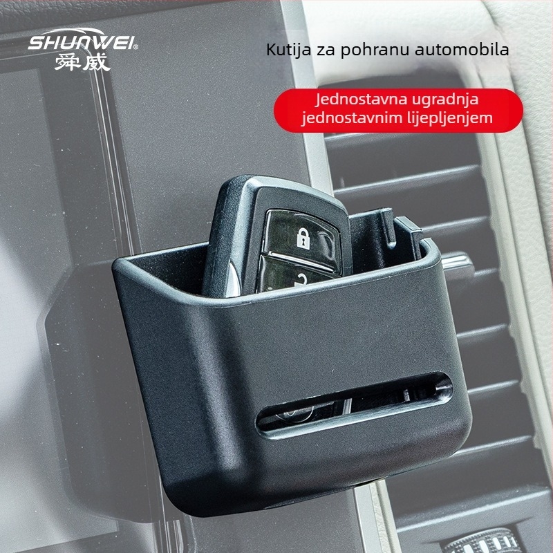 Kutija za pohranu ključeva i daljinskog upravljača za središnju konzolu automobila
