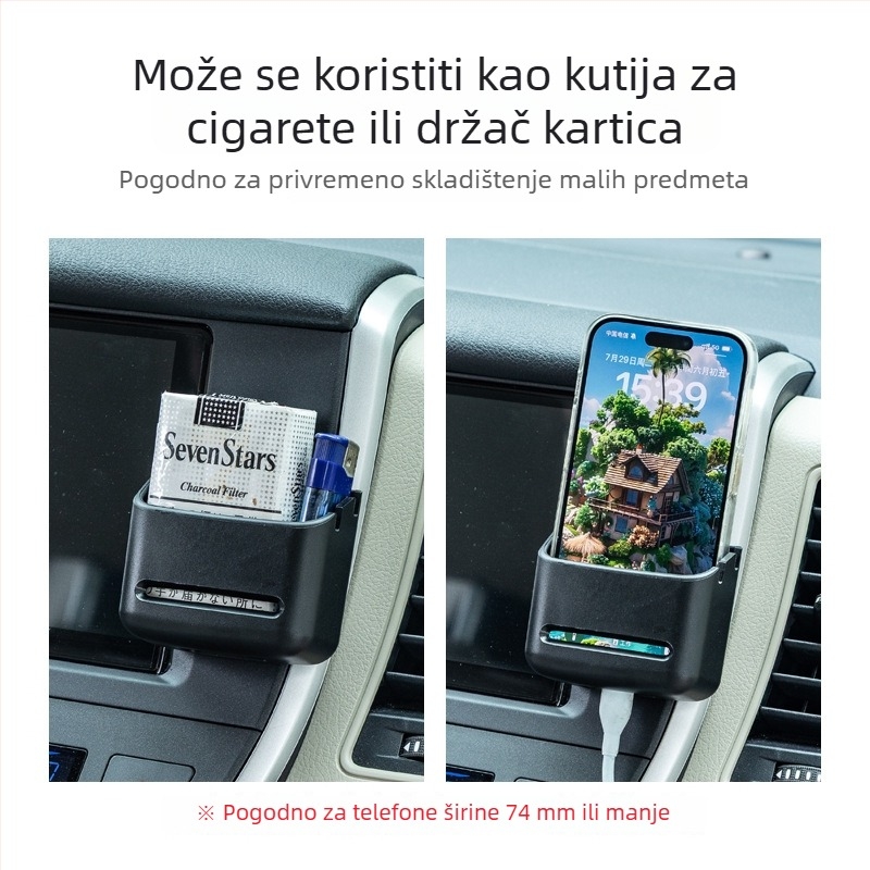 Kutija za pohranu ključeva i daljinskog upravljača za središnju konzolu automobila