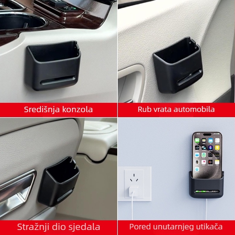 Kutija za pohranu ključeva i daljinskog upravljača za središnju konzolu automobila