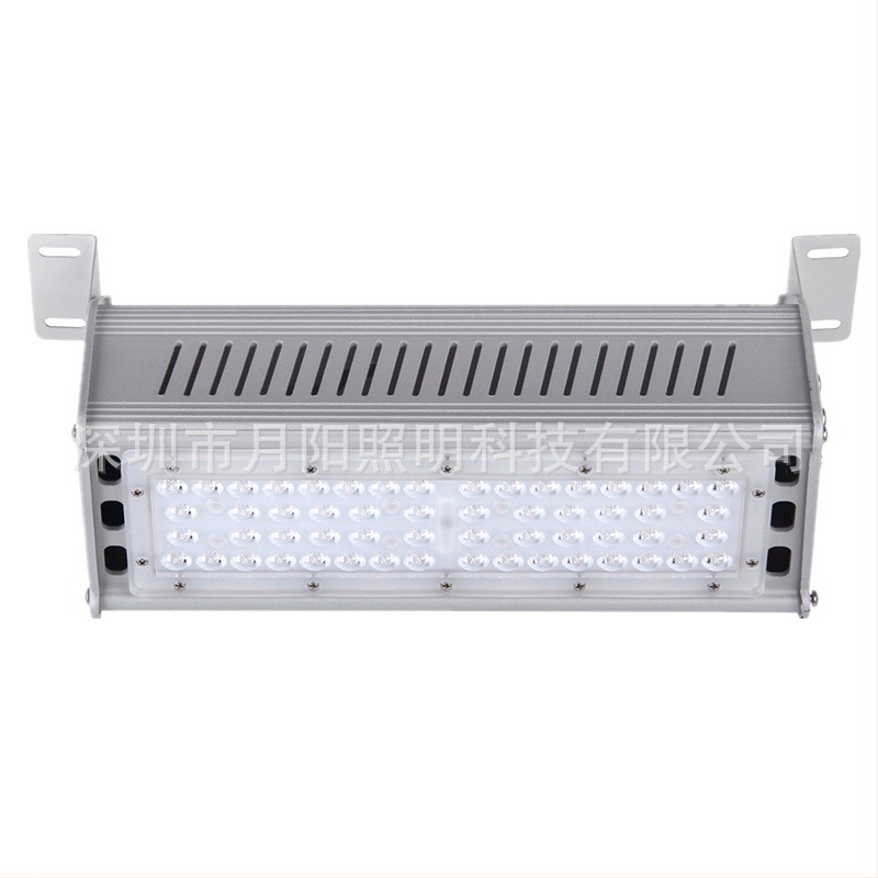 60W linearno industrijsko-rudarsko kućište lampe – komplet od aluminija za tunelsko osvjetljenje; 6063 aluminij, praškasto lakiranje; boje: crna, žuta, bijela, plava, zelena