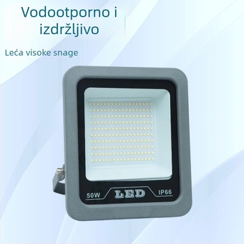Vanjsko aluminijsko kućište COB reflektora s kvadratnom lećom, lijevano