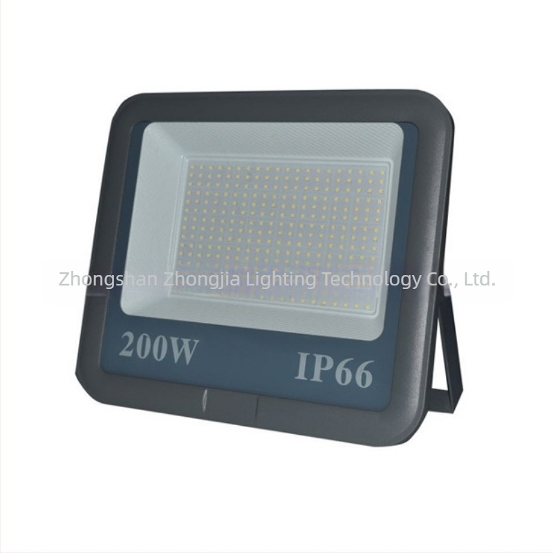 LED reflektor s aluminijskim kućištem od lijevanog aluminija, za vanjsku upotrebu, 300W–500W, integrirani LED patch, široki rub kućišta