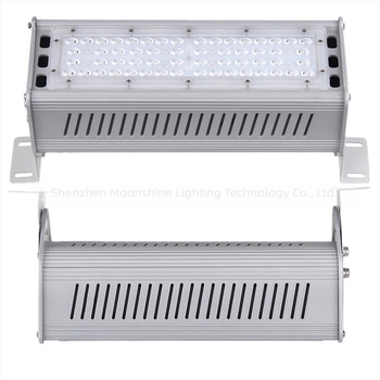 LED linearni komplet rasvjete za kućište industrijske i rudarske lampe, 50W–200W, aluminij 6063, premaz u prahu, za skladište i uredsko osvjetljenje