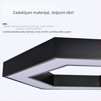 Viseće svjetiljke po mjeri za teretanu, ured i konferencijsku dvoranu – LED šuplje šesterokutne rasvjetne tijela