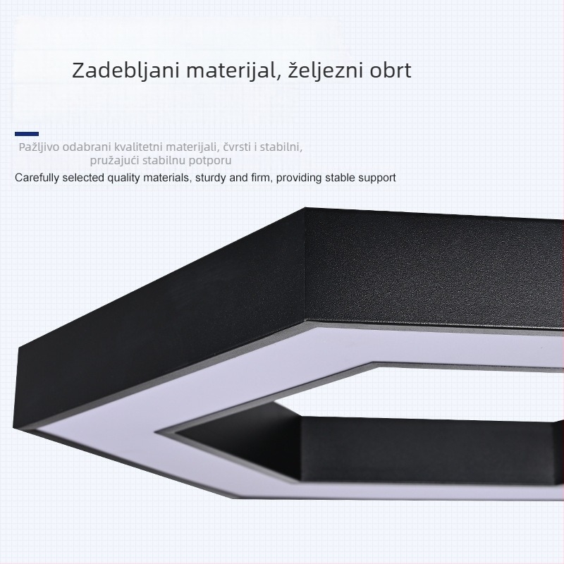 Viseće svjetiljke po mjeri za teretanu, ured i konferencijsku dvoranu – LED šuplje šesterokutne rasvjetne tijela