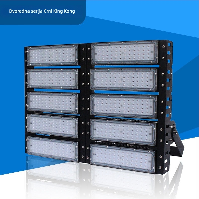 800W LED floodlight s dvostrukim spojnim modulom, kućište za uličnu rasvjetu tunela i visoke stubove