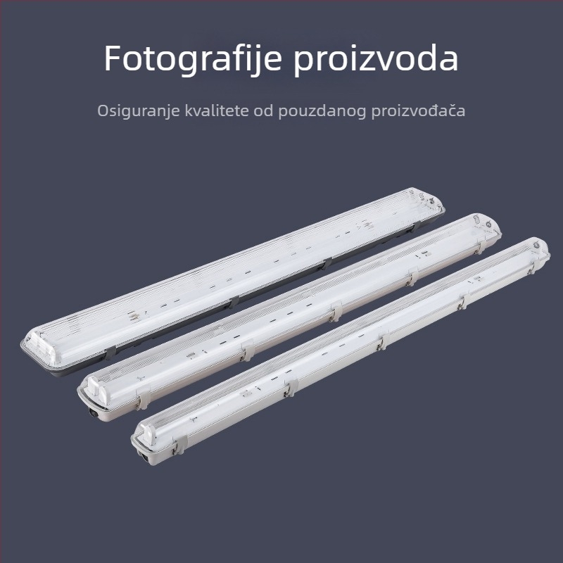 LED trostruka zaštita nosač svjetla za T5/T8 s difuznim sjenilom, otporan na vlagu i vodu, duljina 1.2 m