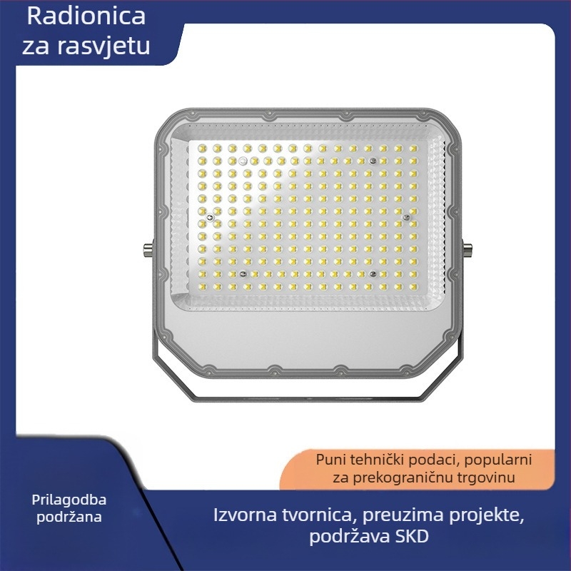Vanjski LED reflektor, izuzetno svijetao i vodootporan, osvjetljava vrtove i dvorišta, 30 W