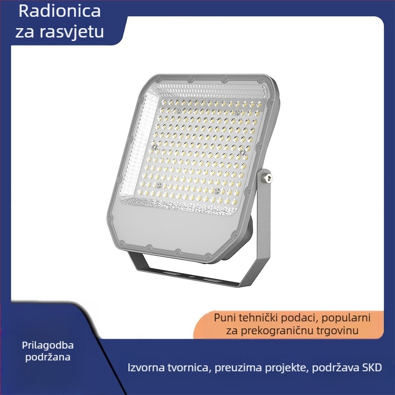 Vanjski LED reflektor, izuzetno svijetao i vodootporan, osvjetljava vrtove i dvorišta, 30 W