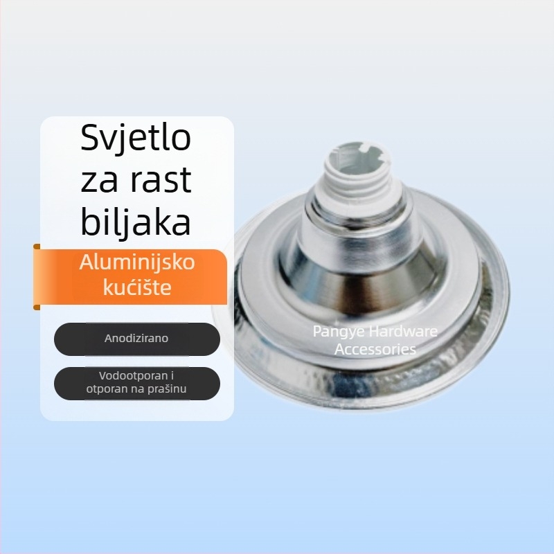 LED svjetlo za uzgoj u stakleniku – vodootporno, podesivo osvjetljenje s aluminijskim kućištem i mrežastim poklopcem