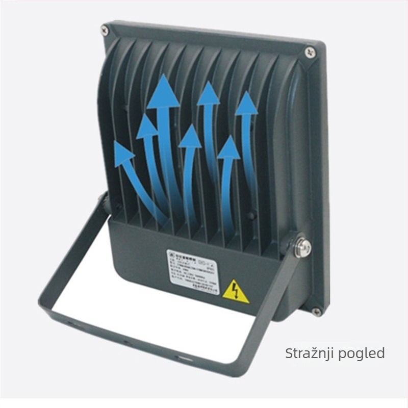 Shanghai Yaming ZY904 vodootporni LED reflektor, 200W, 16000 lm, IP65, čisto bijela