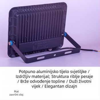 LED reflektor za vanjsku i unutarnju rasvjetu, vodootporan, industrijska i radna rasvjeta, visoka snaga