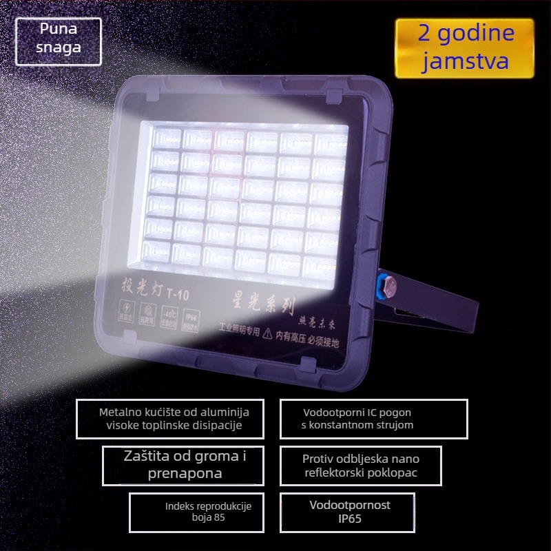 LED reflektor za vanjsku i unutarnju rasvjetu, vodootporan, industrijska i radna rasvjeta, visoka snaga