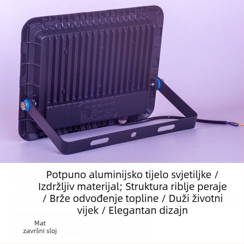 LED reflektor za vanjsku i unutarnju rasvjetu, vodootporan, industrijska i radna rasvjeta, visoka snaga