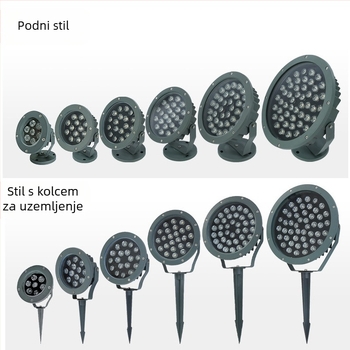 LED svjetlo za drveće i krajolik, vanjsko vodootporno, 3W/6W/9W/12W/18W, osvjetljenje tla, super svijetlo