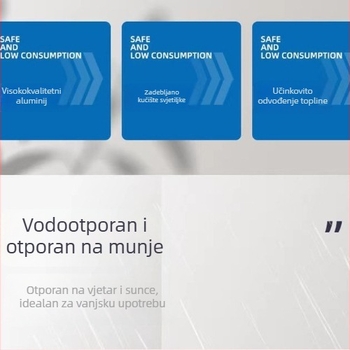 150W LED floodlight za vanjske reklame, reklamne ploče i zgrade, vodootporan, visoka svjetlost