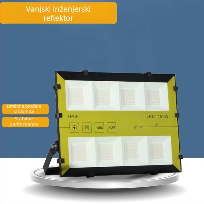 150W LED floodlight za vanjske reklame, reklamne ploče i zgrade, vodootporan, visoka svjetlost