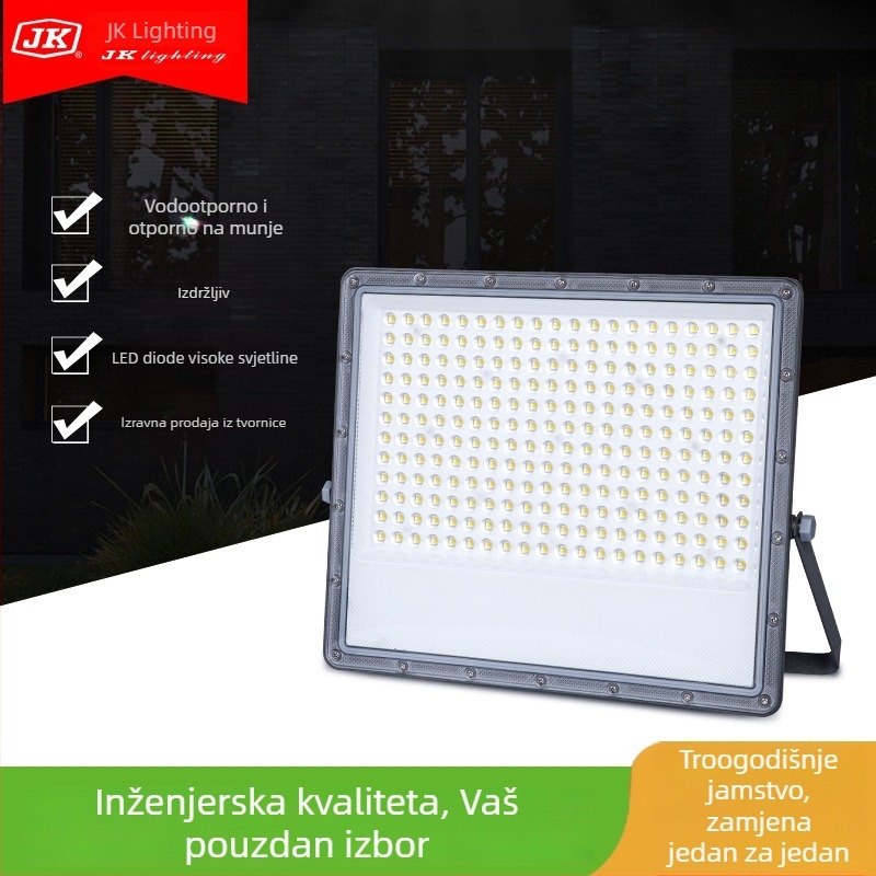 Source Light LED Floodlight 100–200W, vanjski reflektor za dvorišta, ulice i parkove, IP65