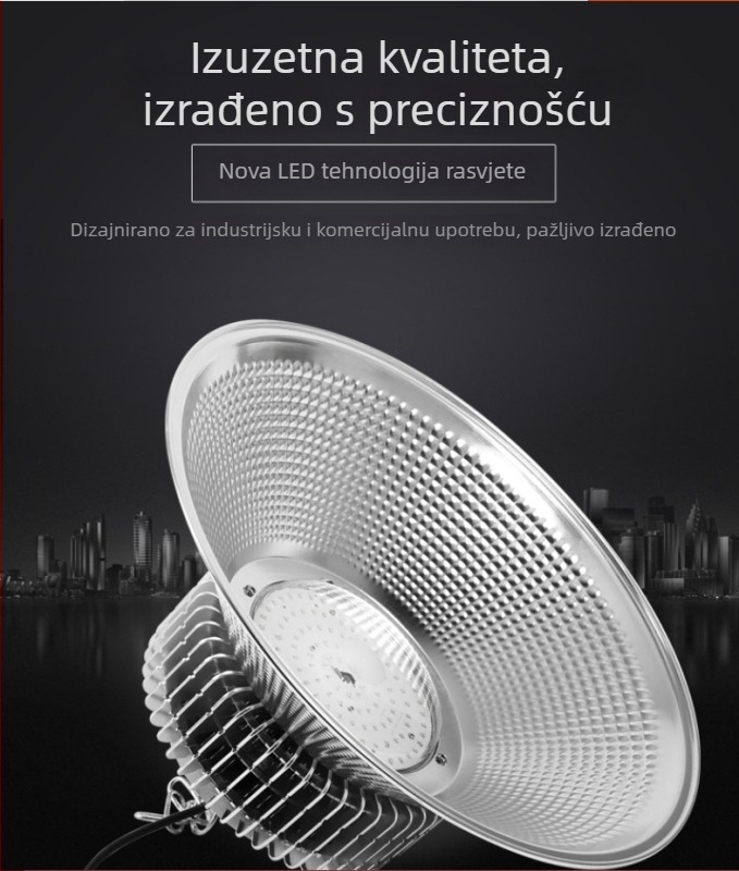LED industrijska i rudarska lampa za tvrtke, radionice i skladišta – stropno osvjetljenje 100W/200W/300W