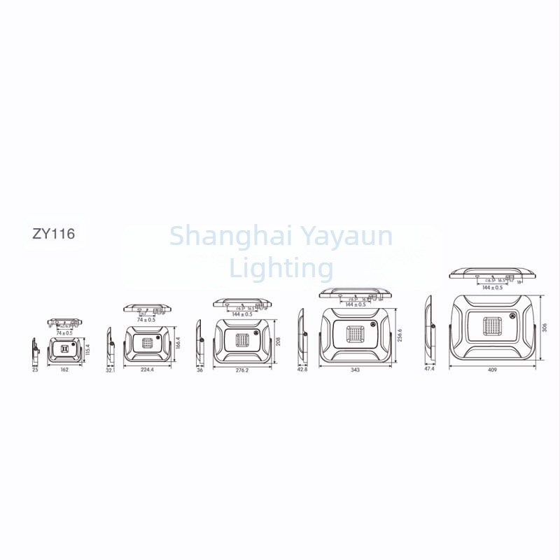 Yaming LED reflektor širokog snopa ZY116