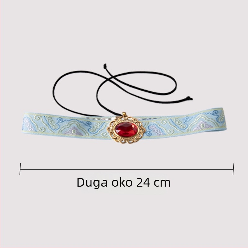 Dječja čelenka za kosu u staro-kineskom stilu s ukrasom za čelo – dječji kostim dodatak