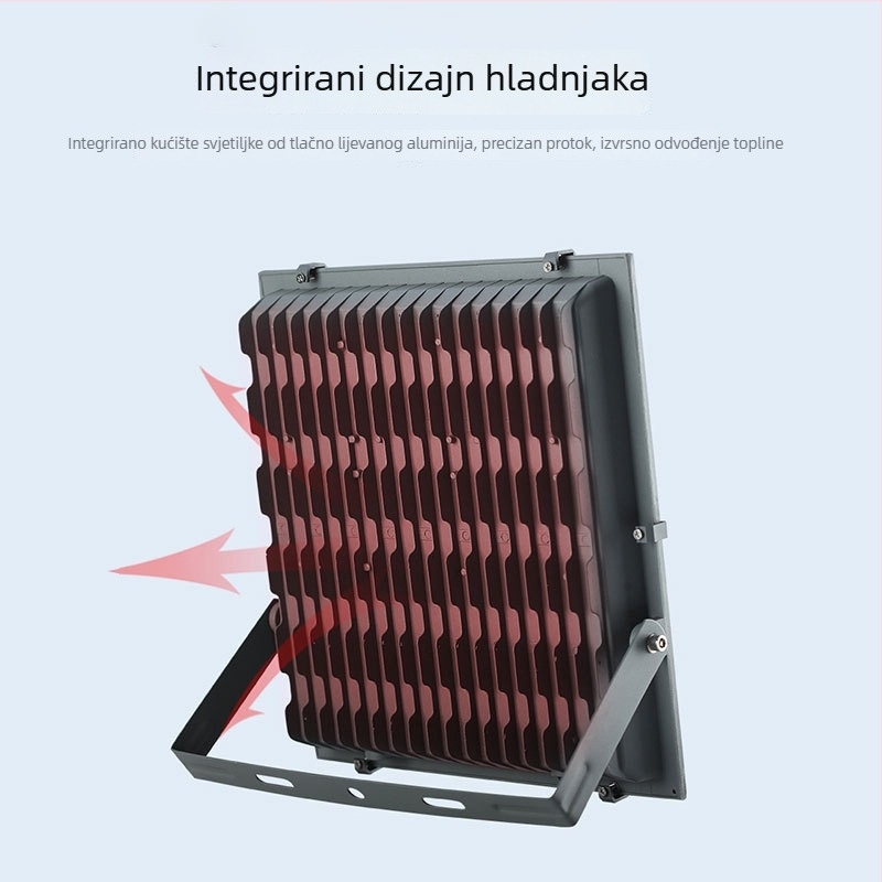 LED vanjsko flood svjetlo, vodootporno, visoke snage, za osvjetljenje cesta i dvorišta.
