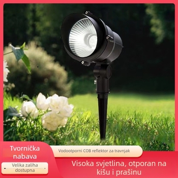 LED podzemna rasvjeta za vanjsku upotrebu, vodootporan reflektor za vrt i dvorište, COB LED