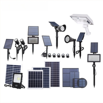 Solarna lampa za travnjak, vanjski vodootporni LED reflektor i zidna svjetiljka