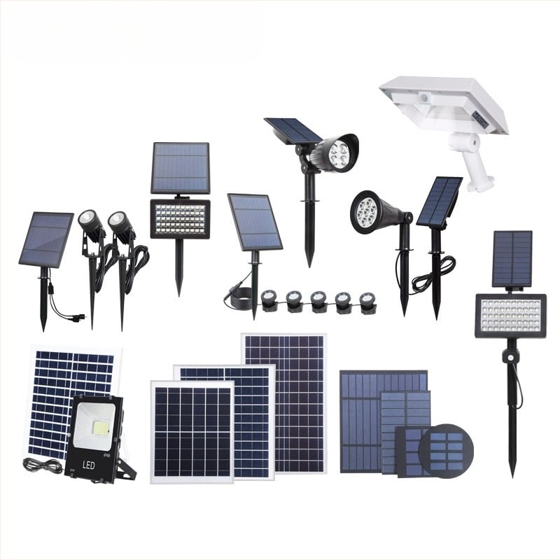 Solarna lampa za travnjak, vanjski vodootporni LED reflektor i zidna svjetiljka