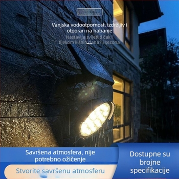 Solárni podijeljeni reflektor za osvjetljenje drveća, zemaljna vanjska rasvjeta, vodootporna vrtna rasvjeta, rasvjeta travnjaka