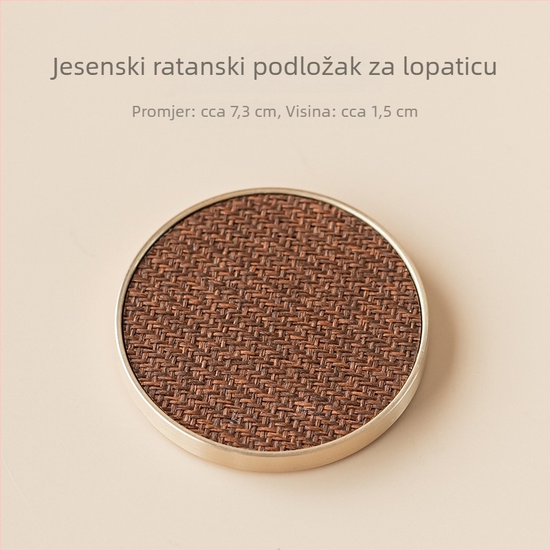Kružni podmetač za čaj u kineskom stilu, s protukliznom površinom i toplinskom izolacijom