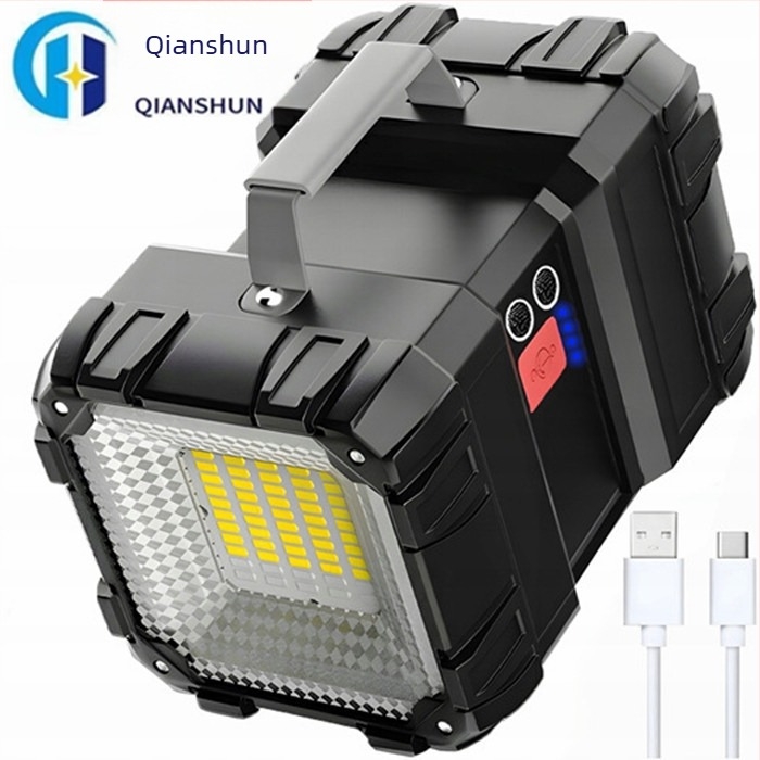 LED prijenosna višefunkcionalna lampa P90, dvostruka glava, dug domet, kamping lampica, punjiva