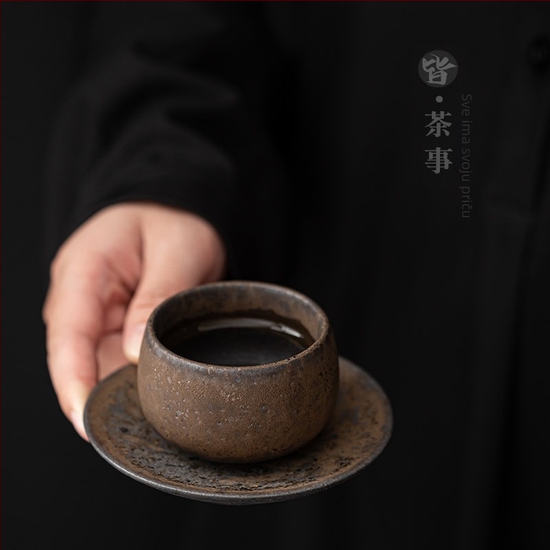 Retro keramički podmetač za čaj u japanskom stilu za Kung Fu čajnu ceremoniju, toplinska podloga za šalice