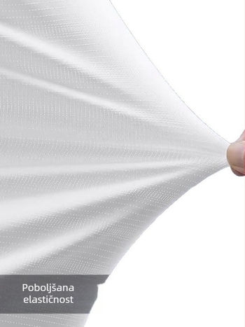 Muška brzosušeća sportska majica od poliestera s ice-silk materijalom, kratkih rukava, za trčanje, slim fit, prozračna