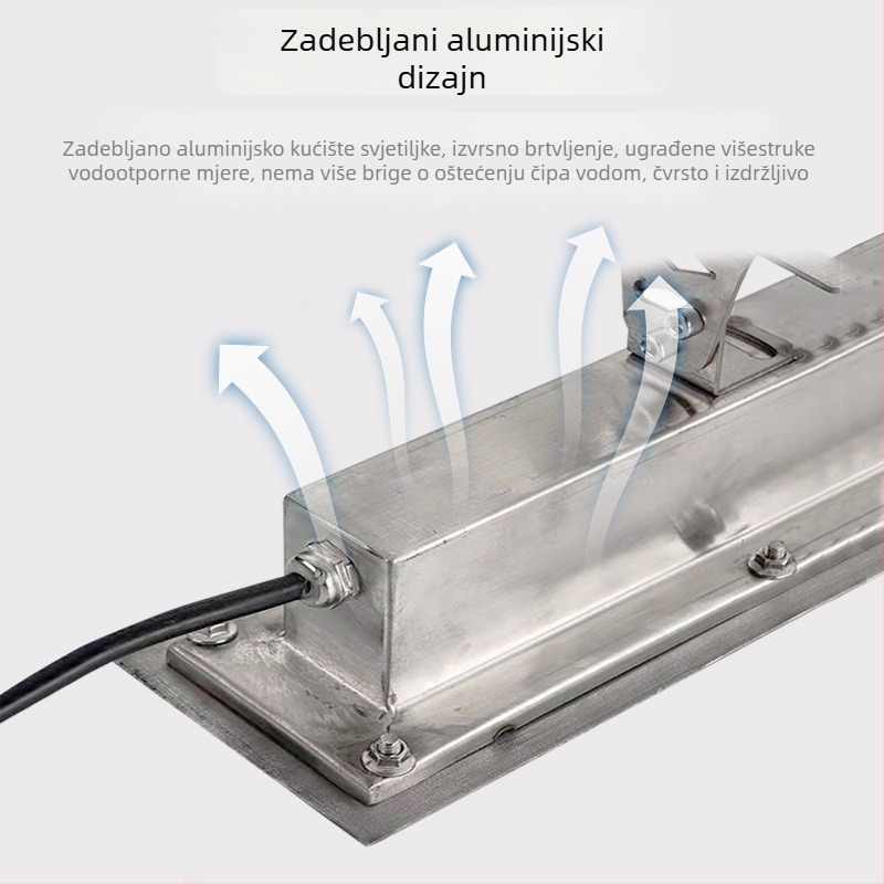 LED podvodna svjetlosna traka za bazene i spa – vanjska ugrađena zidna svjetiljka za osvjetljavanje zidova