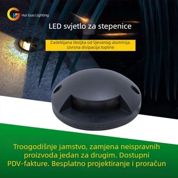 Vanjske vodootporne svjetiljke za staze u vrtu i dvorištu – rasvjeta za stepenice i šetnice, dizajn leđa kornjače