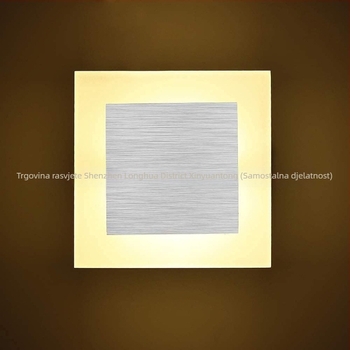 LED svjetlo za stepenice, ugradno kutno svjetlo, kućište od akrila i aluminija, IP44, 3W, topla bijela 2800–3000K