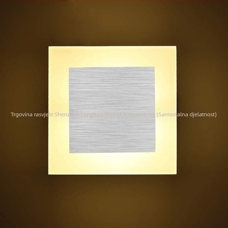 LED svjetlo za stepenice, ugradno kutno svjetlo, kućište od akrila i aluminija, IP44, 3W, topla bijela 2800–3000K