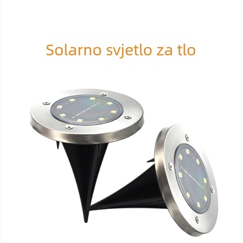 Solarne podzemne lampe za dvorište sa senzorom kutne svjetiljke za vrt