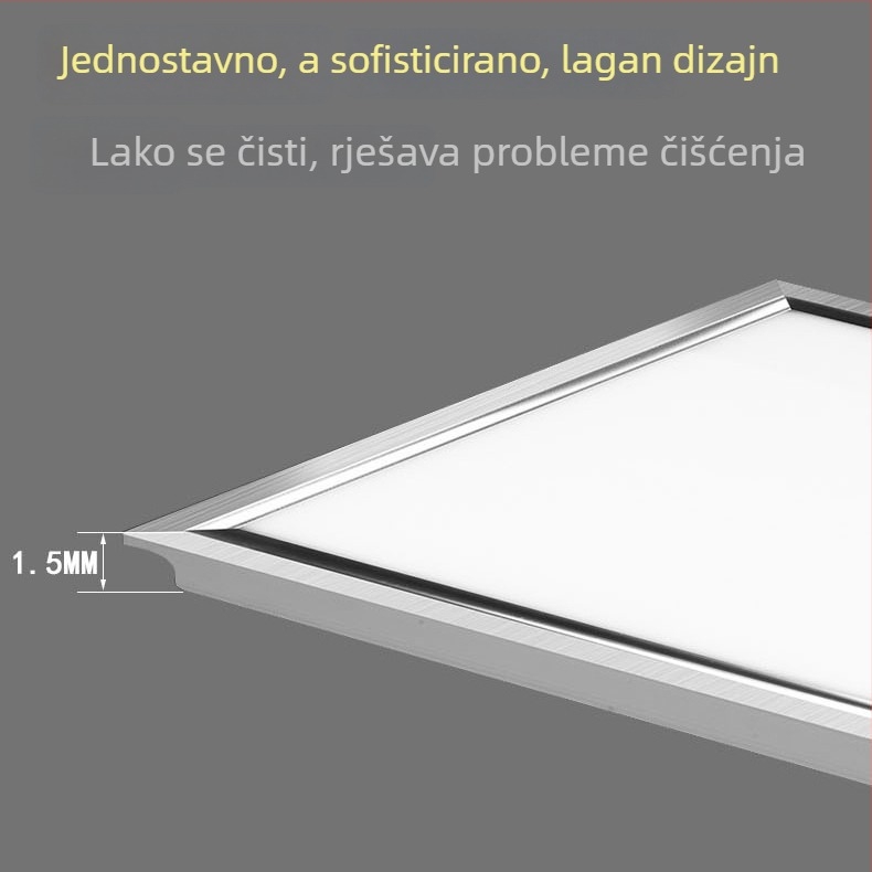 Integrirano LED panel rasvjeta 60×120 cm za plafon, kuhinju i kupaonicu, visoka svjetlost